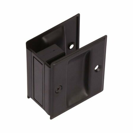 PAMEX Passage Square Style Sliding Door Lock Matte Black Finish PF1930